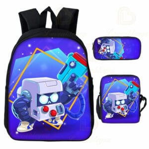 8-Bit Brawl Stars Backpacks 3ps Set For Students