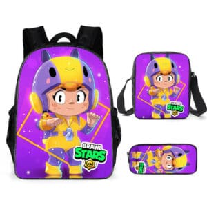Brawl Stars Characters: Bea Printed Backpack Set