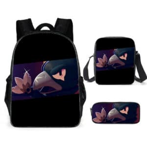 Crow Brawl Stars Backpack Set
