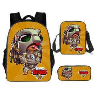 Leon Shark Brawl Stars Backpack Set