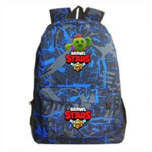 Camo Blue Brawl Stars Spike Rucksack