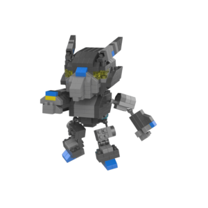 Night Mecha Crow Brawl Stars Mini Figure Kits
