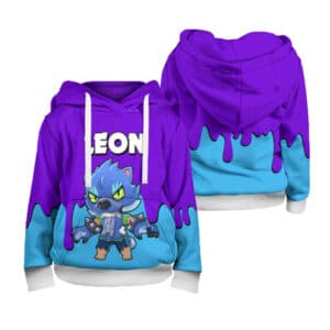 Brawl Stars Leon Default Zipper-up Hoodie Sweatshirt