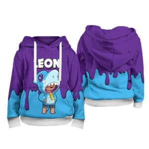 Dino Leon Brawl Stars Zipper Hoodie Sweatshirt