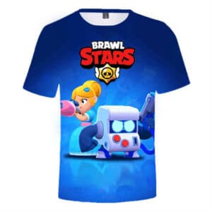 Brawl Stars 8-Bit 3d Printed T-Shirt