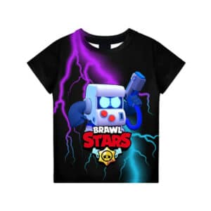 Printed 8-Bit Brawl Stars T Shirt