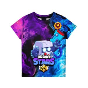 8-Bit Default Brawl Stars Summer T-Shirt Tees
