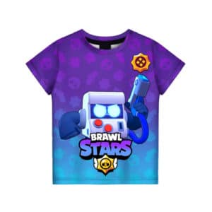 Brawl Stars Summer T-Shirt Tees Default 8-Bit