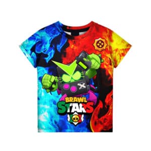 Brawl Stars Virus 8-Bit Summer T-Shirt Tees