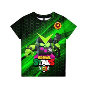 Power Plugged in Brawl Stars Virus 8-Bit T-Shirt Tees