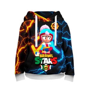 Brawl Stars Hoodie Sweatshirt Janet Power Stage View