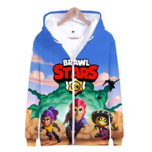 Brawl Stars All Character Colt Zipper-up Hoodie Sweatshirt