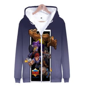 Brawl Stars Sweatshirt All Character Zipper-up Hoodie Tops