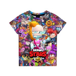 College EMZ Tees T-shirt Brawl Stars Power Bad Karma