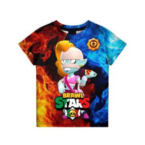 Brawl Stars College EMZ T-shirt Power Hype Tees