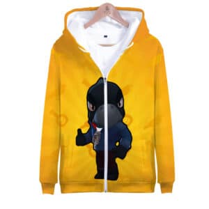 Brawl Stars Crow Zipper-up Hoodie Sweatshirt