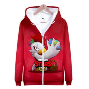 Brawl Stars Crow Zipper-up Sweatshirt