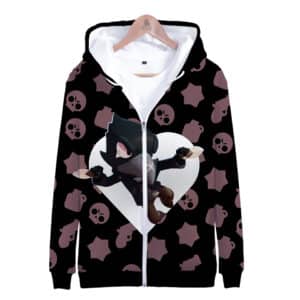 Crow Sweatshirt Brawl Stars Zipper-up Hoodie