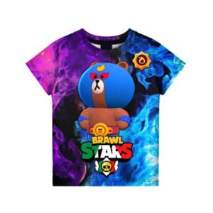Brawl Stars T-shirt El Primo Brown Tees El Fuego