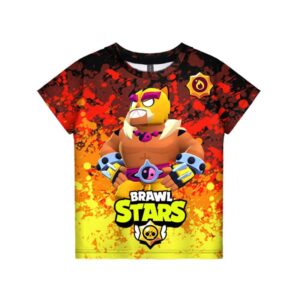 Brawl Stars T-shirt Tees El Tigro El Fuego