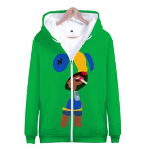 Brawl Stars Leon Default Zipper Hoodie Sweatshirt
