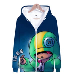 Brawl Stars Leon Zipper-up Sweatshirt Hoodie