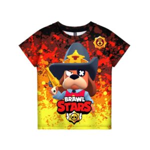 Brawl Stars Marshal Ruffs T-shirt Power Field Promotion