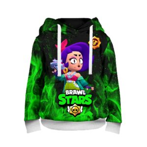 Brawl Stars Lola Rebel Hoodie Sweatshirt Power Improvise