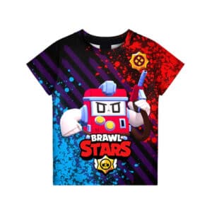 V 8-Bit Brawl Stars T-Shirt Tees