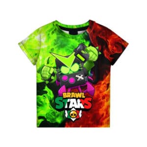 Virus 8-Bit 3d Printed T-Shirts