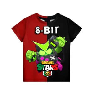 Virus 8-Bit Brawl Stars 3d Printed T Shirt
