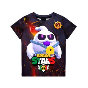 Brawl Stars Ghost Squeak T-shirt Power Super Sticky