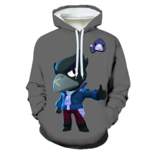 Raven Crow Hoodie Brawl Stars Sweatshirt Tops