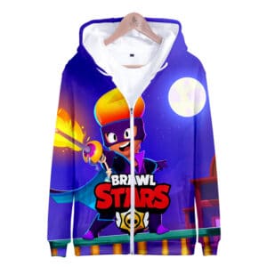 Brawl Stars Zipper-up Hoodie Sweatshirt Amber