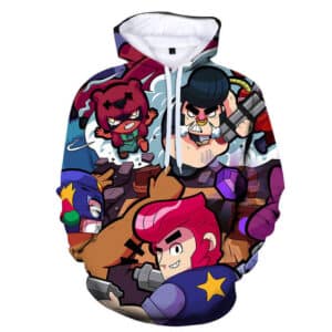 Brawl Stars Hoodie Sweatshirt All Character El Primo Nita