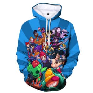Brawl Stars Hoodie Sweatshirt All Character Mortis Leon