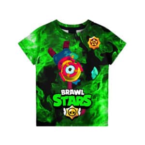 Brawl Stars Summer T-shirt Default Otis Stencil Glue