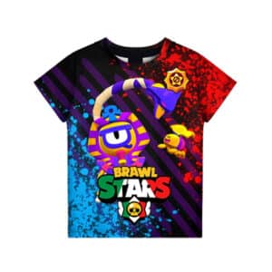 Faraotis Skin Stencil Glue Brawl Stars T-shirt