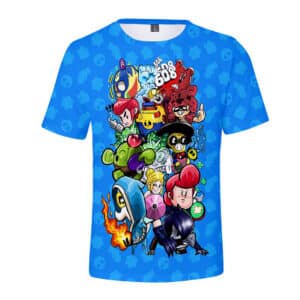 Brawl Stars T-shirt Tees All Character Piper Nita Crow
