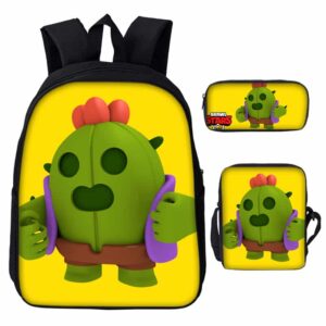 Brawl Stars Spike Backpacks Set