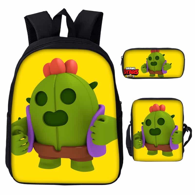 Brawl Stars Spike Backpacks Set