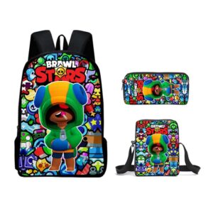 Brawl Stars SchoolBag Set: Default Leon