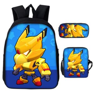 Brawl Stars Backpacks Set: Gold Mecha Crow