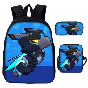 Brawl Stars Backpacks Set: Night Mecha Crow