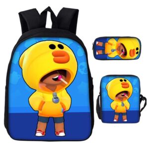 Brawl Stars Backpacks Set: Leon