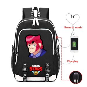 Colt Brawl Stars Backpacks for School Students