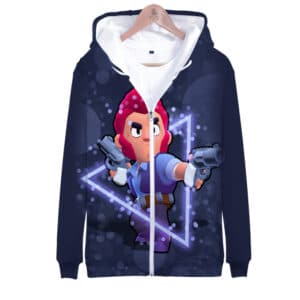 Brawl Stars Zipper-up Hoodie Sweatshirt Colt