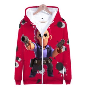 Default Colt Brawl Stars Zipper-up Sweatshirt