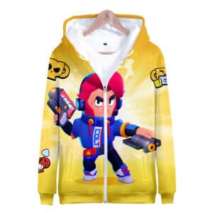Brawl Stars Zipper-up Sweatshirt Challenger Colt