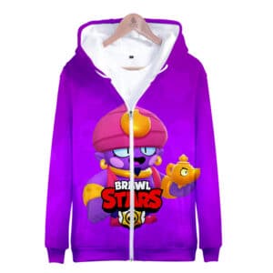 Brawl Stars Zipper-up Sweatshirt Default Gene